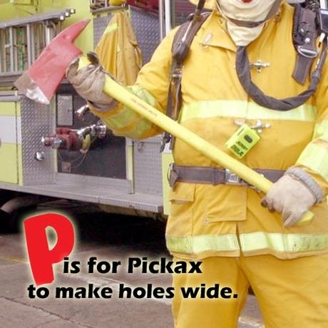 P is for Pickaxe