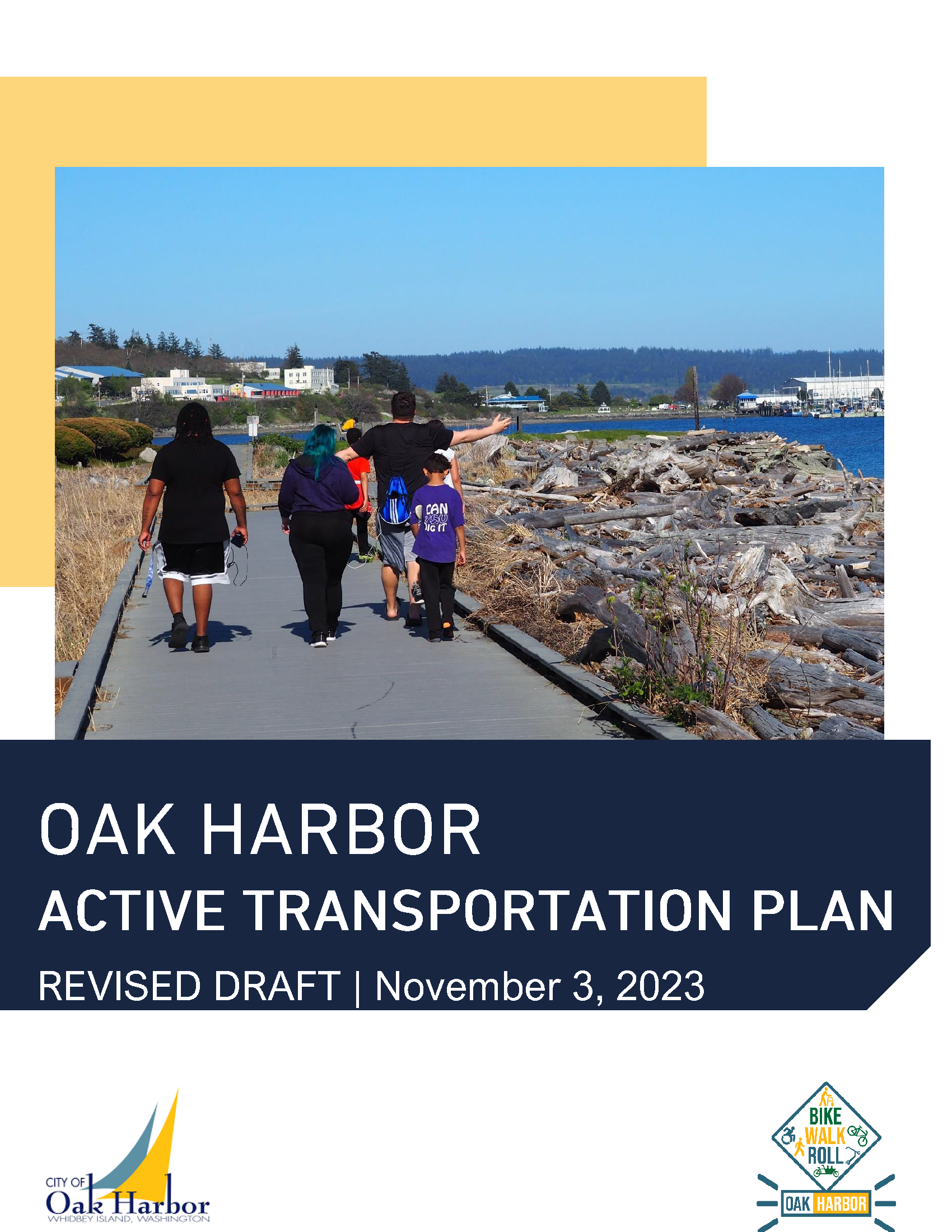 Cover Image of the Draft Active Transportation Plan (version 081023)