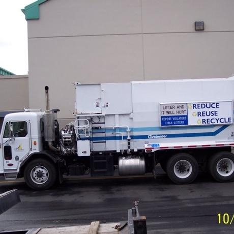 Truck 63 with a Sign Installed