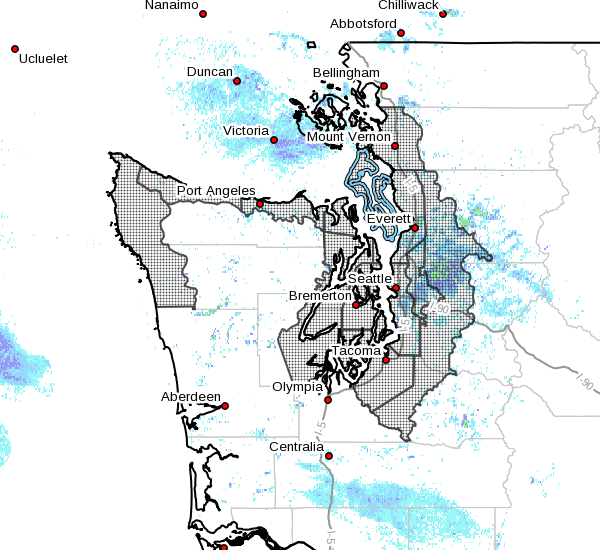 NWS Snow Map for December 19, 2022
