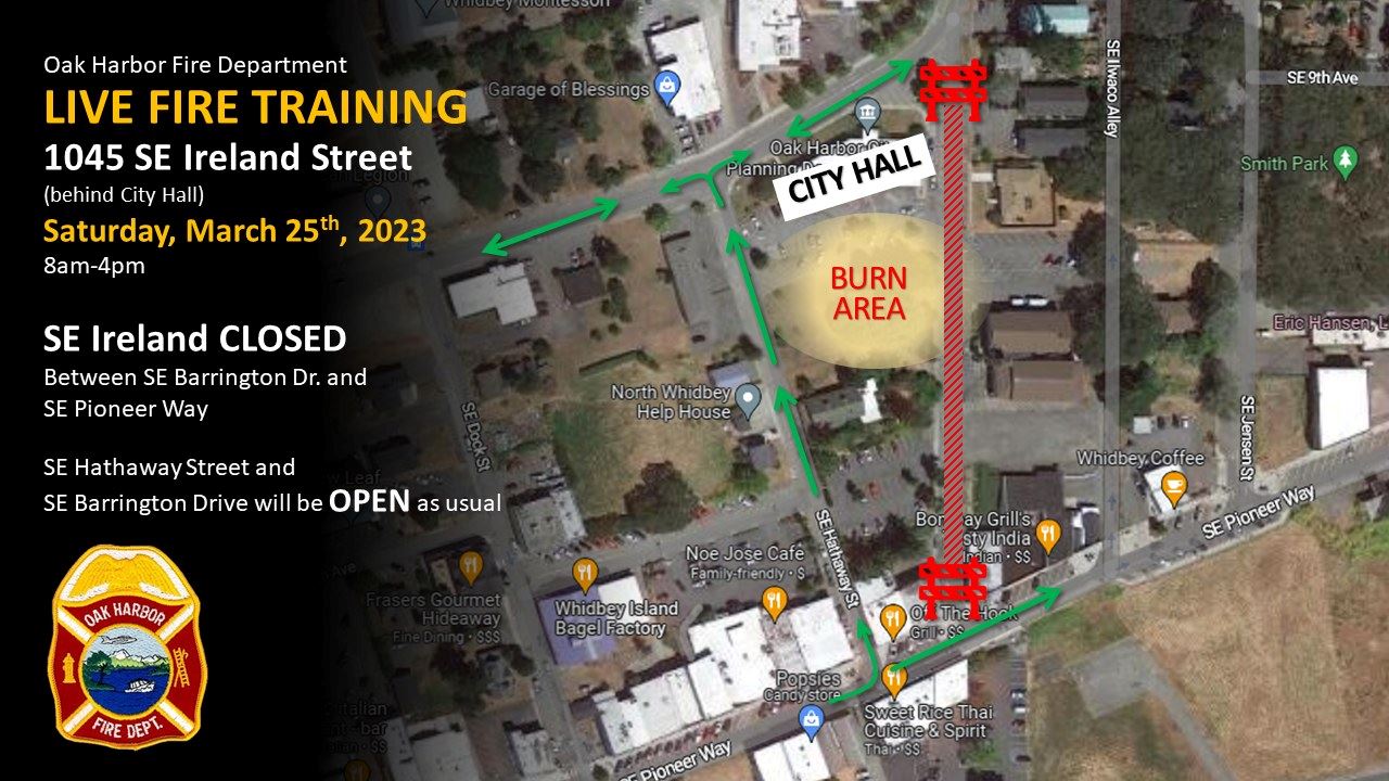 OHFD Live Burning Fire Event Map
