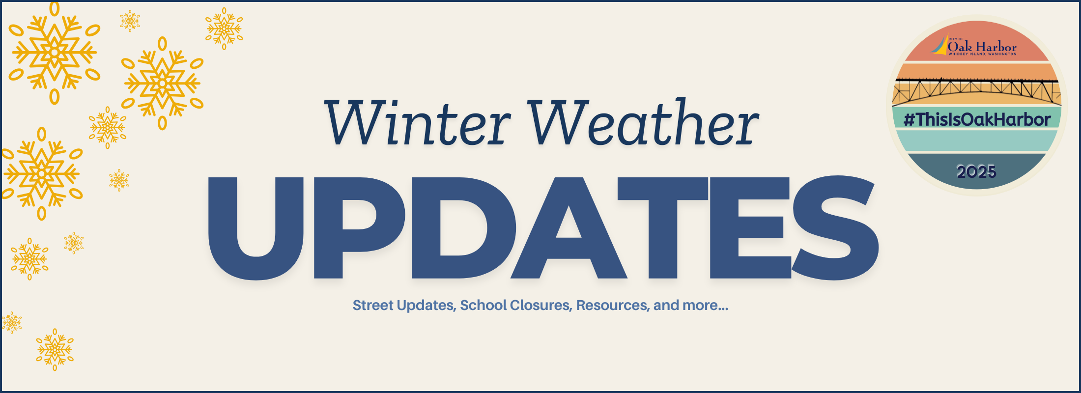 Winter Weather Updates